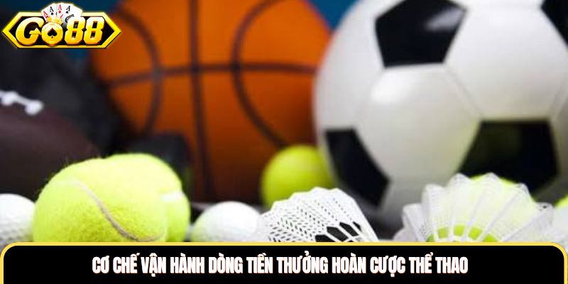 Cơ chế vận hành dòng tiền thưởng hoàn cược thể thao