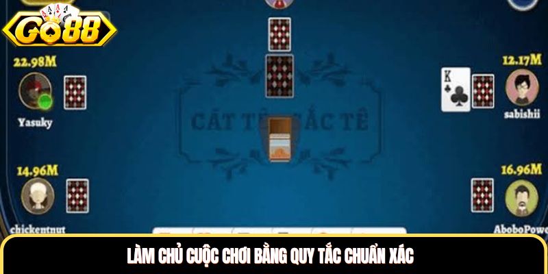 Làm chủ cuộc chơi bằng quy tắc chuẩn xác Làm chủ cuộc chơi bằng quy tắc chuẩn xác