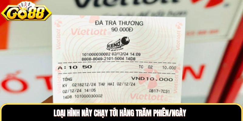Loại hình này chạy tới hàng trăm phiên/ngày Loại hình này chạy tới hàng trăm phiên/ngày