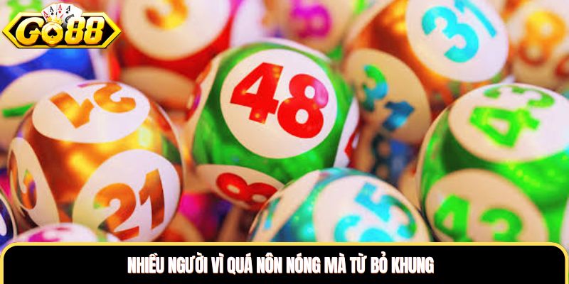 Nhiều người vì quá nôn nóng mà từ bỏ khung Nhiều người vì quá nôn nóng mà từ bỏ khung