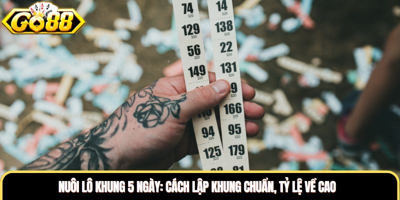 Nuôi Lô Khung 5 Ngày: Cách Lập Khung Chuẩn, Tỷ Lệ Về Cao